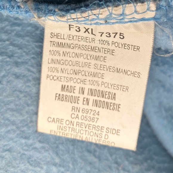 Columbia Sport White & Blue 2 In 1 Ski Jacket/Fleece Jacket - Picture 5 of 7